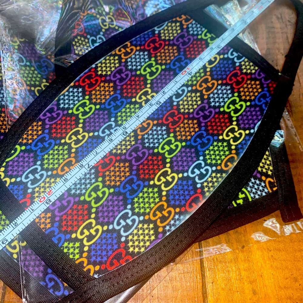 FACE COVER DESIGNER LARGE SEALED MINT SO COOL !!